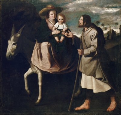 The Flight into Egypt by Francisco de Zurbaran